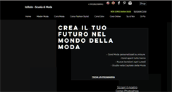 Desktop Screenshot of milanfashioncampus.it