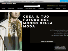 Tablet Screenshot of milanfashioncampus.it